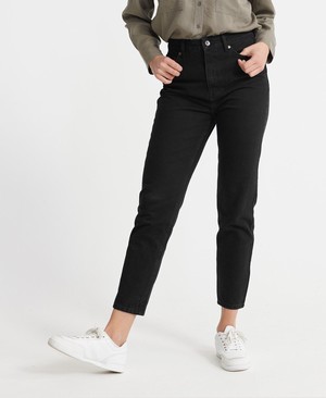 Superdry Ruby Slim Női Farmer Fekete | QJYKR9823